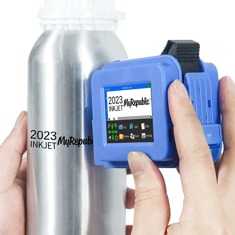 Inkjet Printers Barcode Batch Date Number Logo Expiry Date Coding Machine 25 Languages