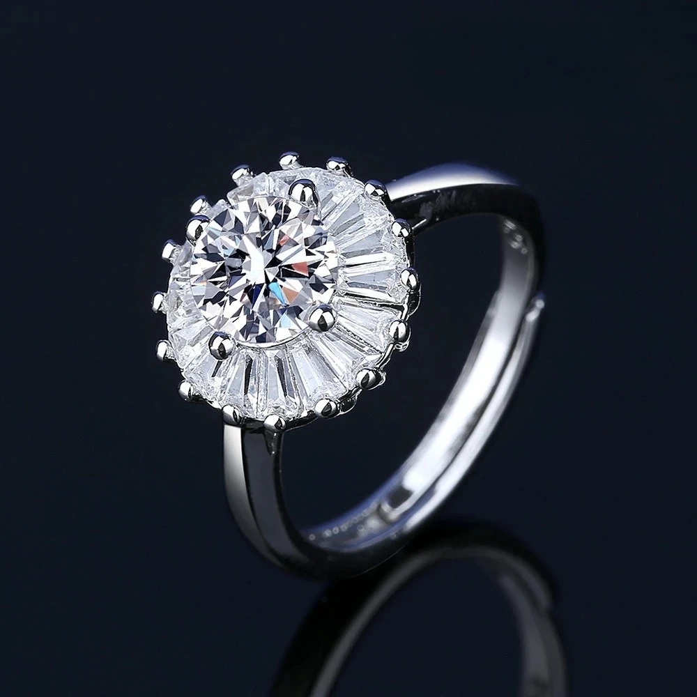 Collar de Plata de Ley 925 de Estilo Lujoso con Diamantes Grabados, Collar de Oro Rosa Alpino, Anillo y Pendientes, Estilo Femenino