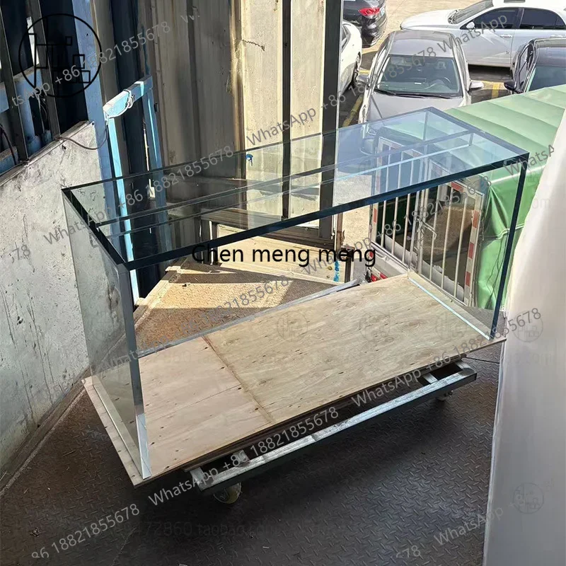 

Dining table glass acrylic desk light luxury high sense home boss writing desk