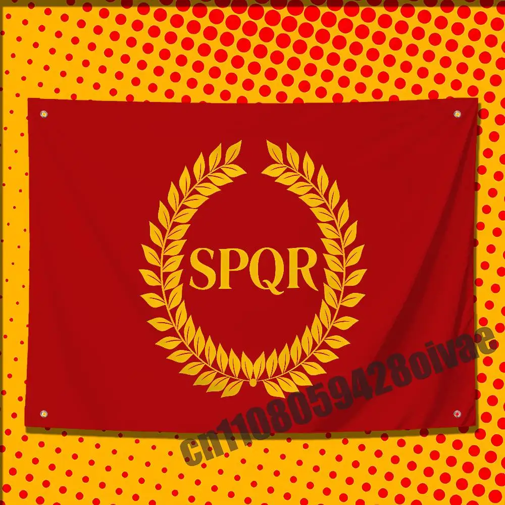 

Spqr Roman Empire Flag For 150*200cm 60*110cm 80*120cm 100*150cm 50*70cm Outdoor Wall Banner Tapestry Cover