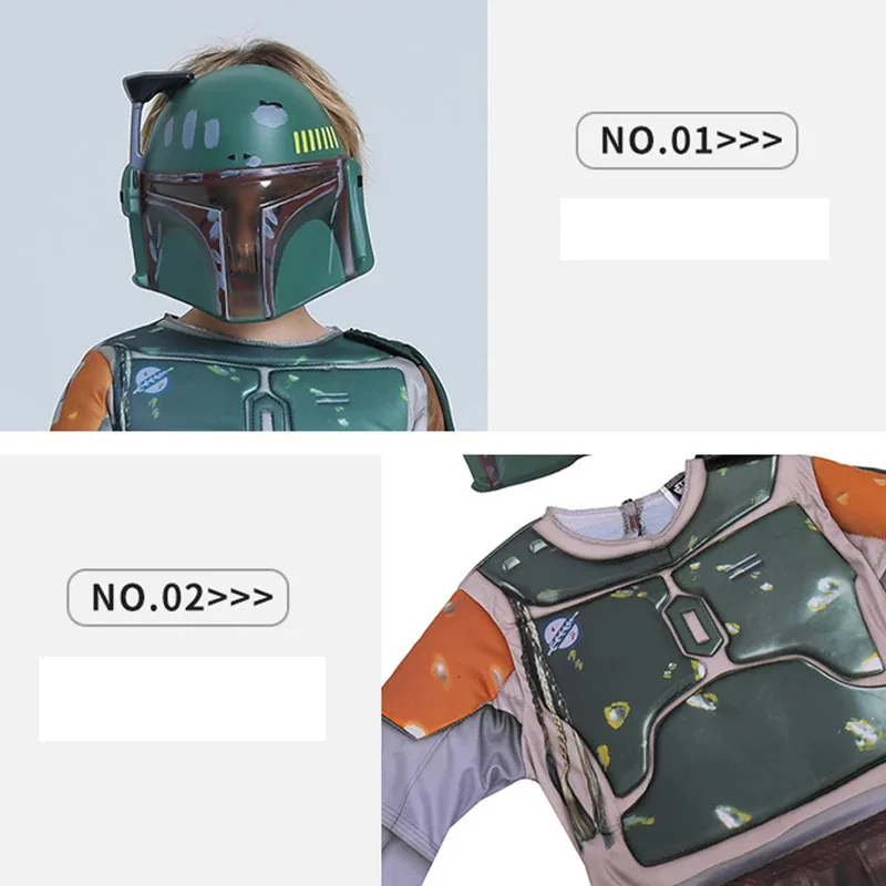 A Bear House Anime The Cosplay Costume Kids Mandalorian Din Djarin Costumes Uniform Cloak Masp1p2t 2025 New