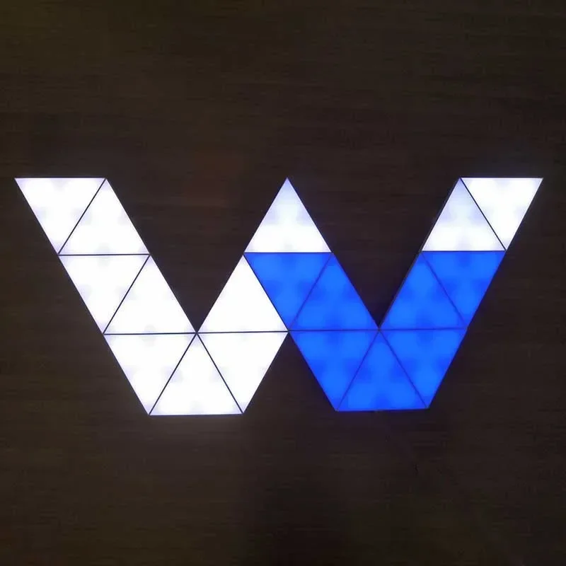 Nanoleaf Light Panels Triangle APP Control LED gamer Wall Lamps Smart DIY Geometric Modula Lights Quantum Lamp Gaming Room Decor