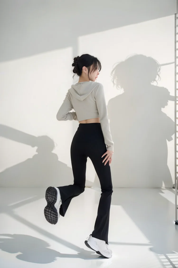 

Женские леггинсы на молнии сзади, повседневные модные брюки для бега с высокой талией, эластичные колготки, женские удобные колготки для тренировок на открытом воздухе