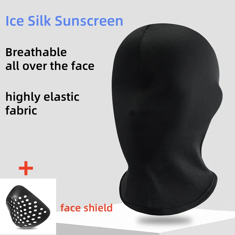 Halloween Cosplay Costumes Black Hood Spandex Full Mask Role Play Adult Ghost Festival Props Party Carnival Dress Up Accessories
