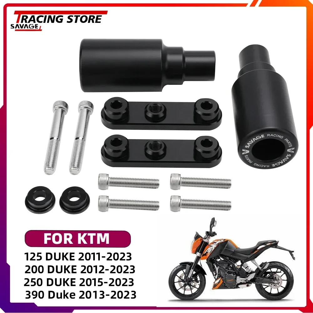 

New 125 Frame Sliders Guard Crash Protector For 125 200 250 390 Duke Motorcycle Engine Fairing Wheel Protection Pad Accessories