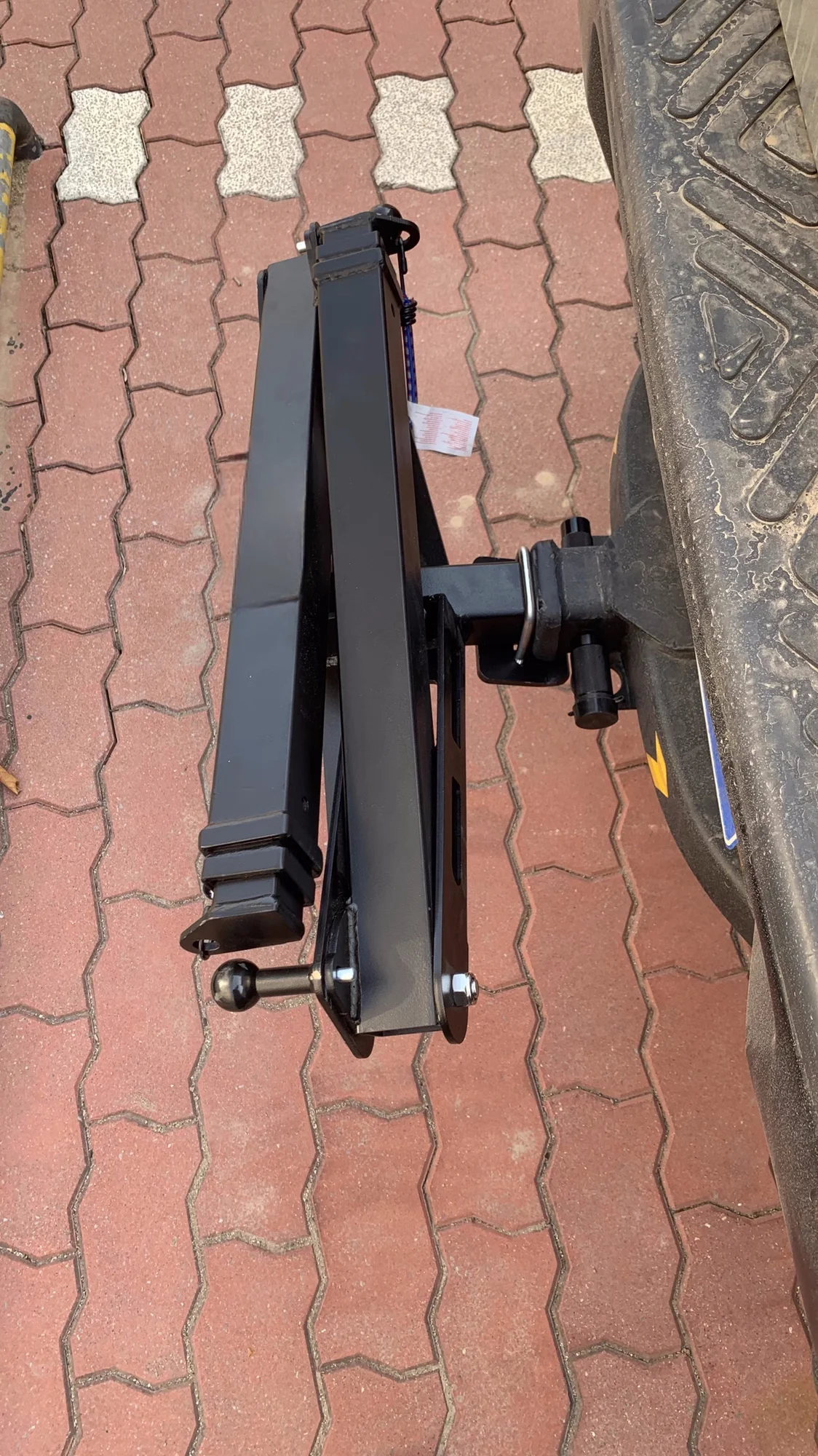 Rede suspensa montada em engate portátil de nylon para 2 pessoas para acampamento em carro fácil de instalar e transportar