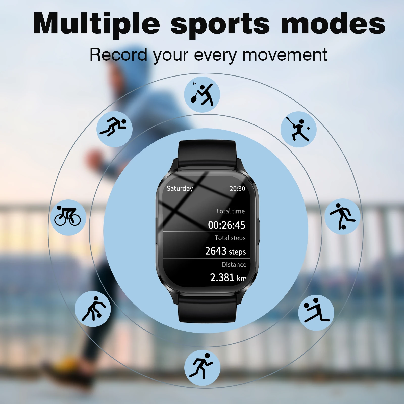 2025 ساعة ذكية جديدة للنساء مراقبة معدل ضربات القلب الصحة مساعد صوتي BT الاتصال IP67 مقاوم للماء الرياضة Smartwatch #5