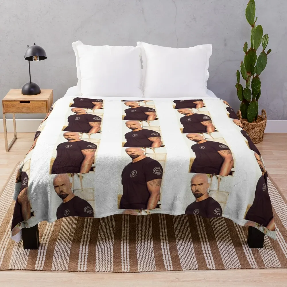 

shemar moore Throw Blanket Fuzzy Plush Throw Blanket for Sofa Chair