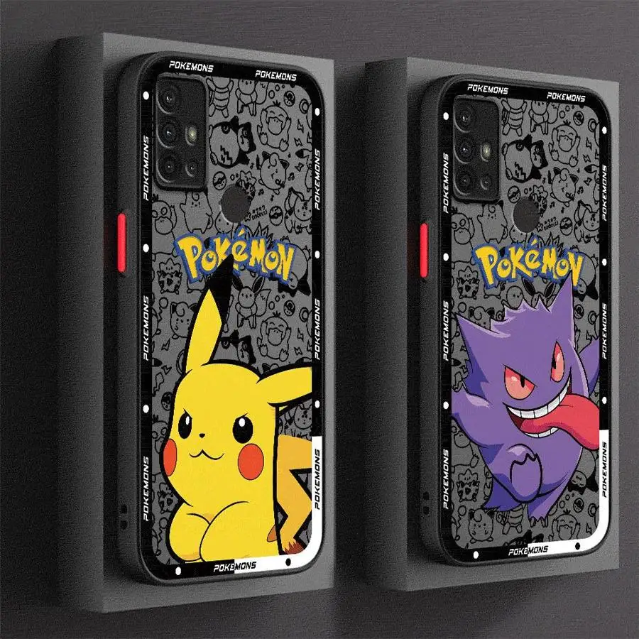 

Pikachu Gengar Phone Case for Samsung Galaxy A71 A72 A73 A12 A13 A14 A21s A22 A23 A24 A31 A32 A33 A51 A52 A53 4G Print Cover