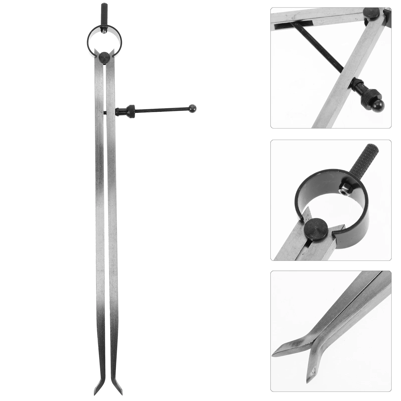 

Professional Inside Caliper Metal Precision Measuring Tool For Woodturning Metalworking Uneven Surfaces Thickness Spring Loaded