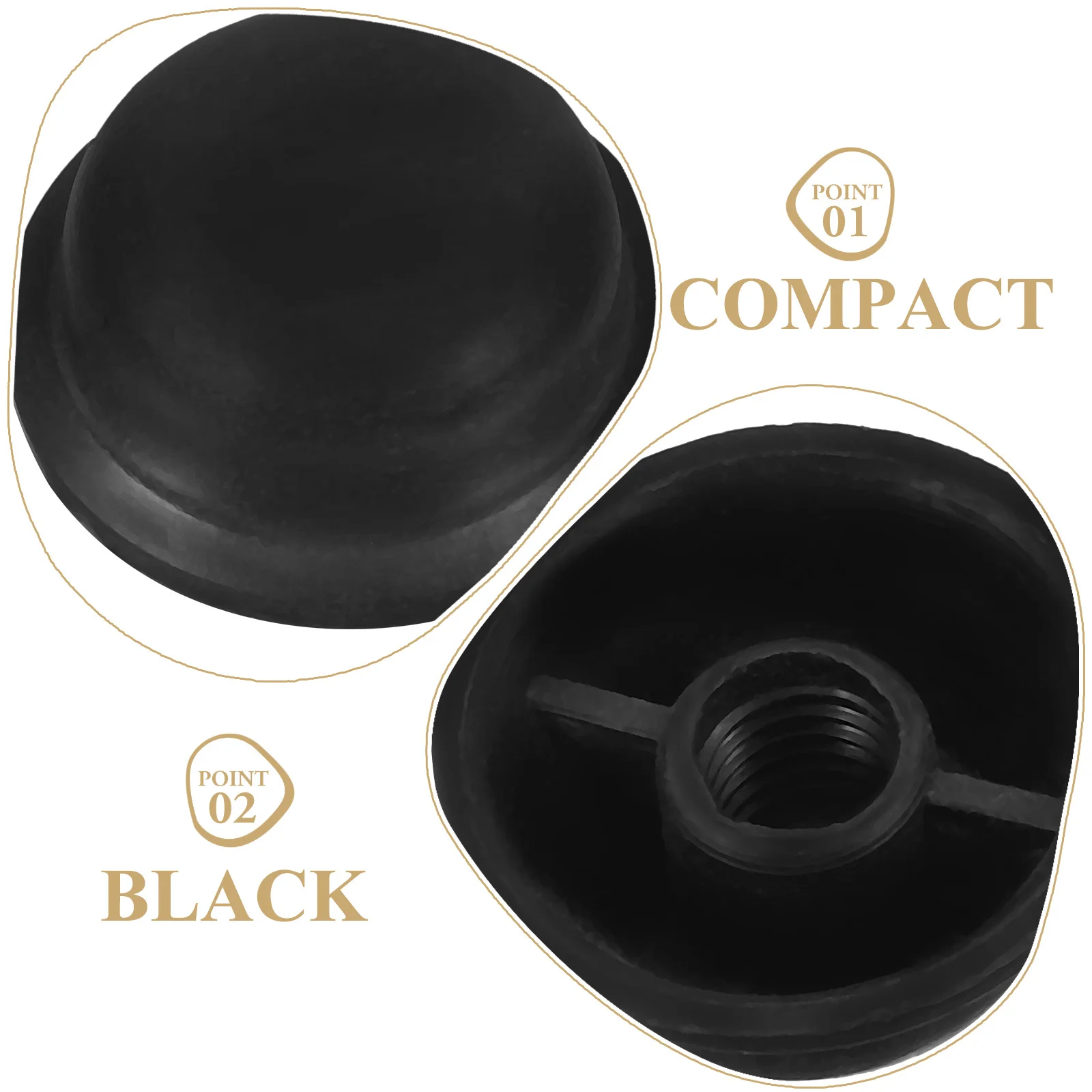 

2pcs Umbrella Caps Umbrella Top Replacement Cap Small End Caps Replacement Covers Durable Repair Accessories For Rain Sun