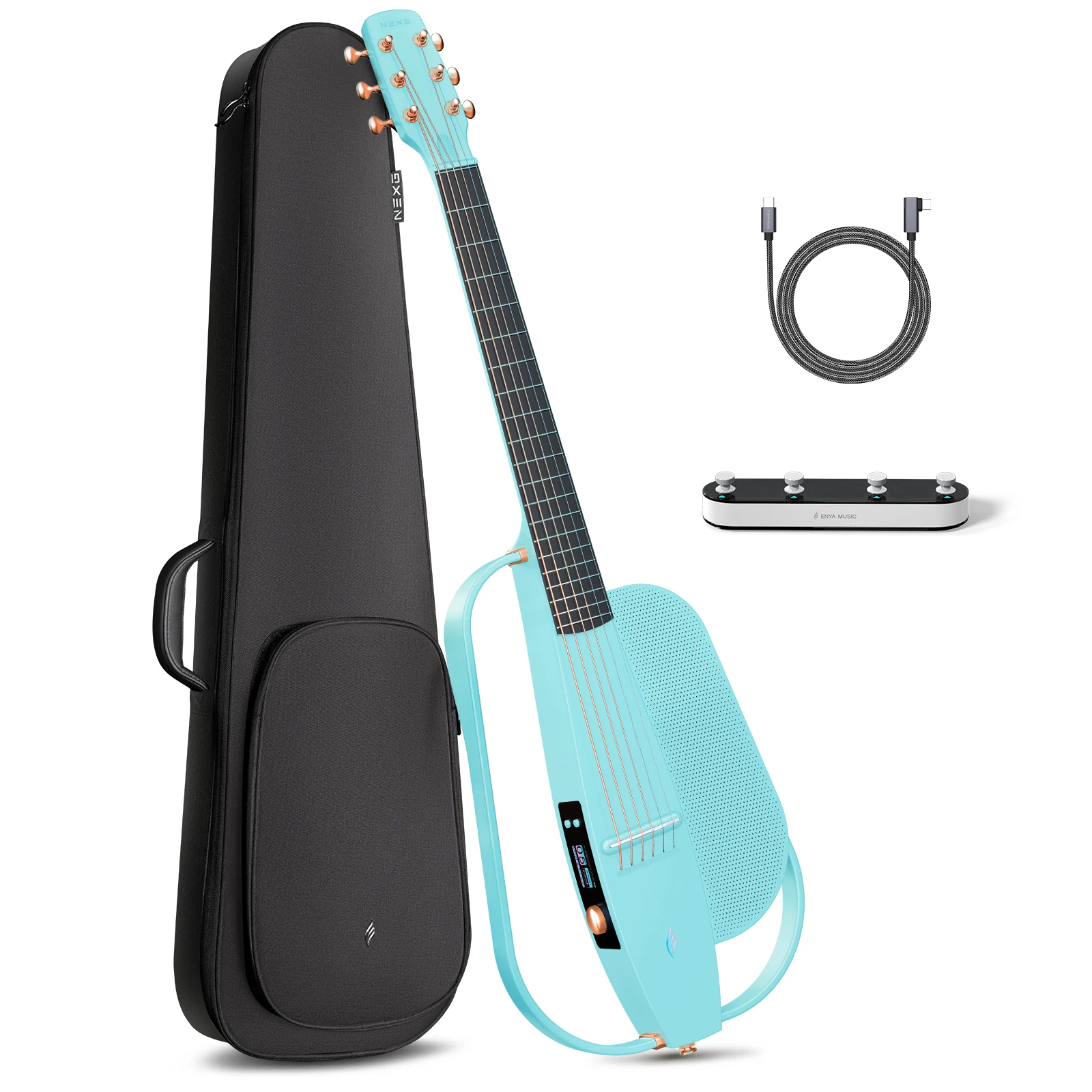 Enya NEXG 2-Basic All-in-One Smart Audio Guitar, acústico elétrico