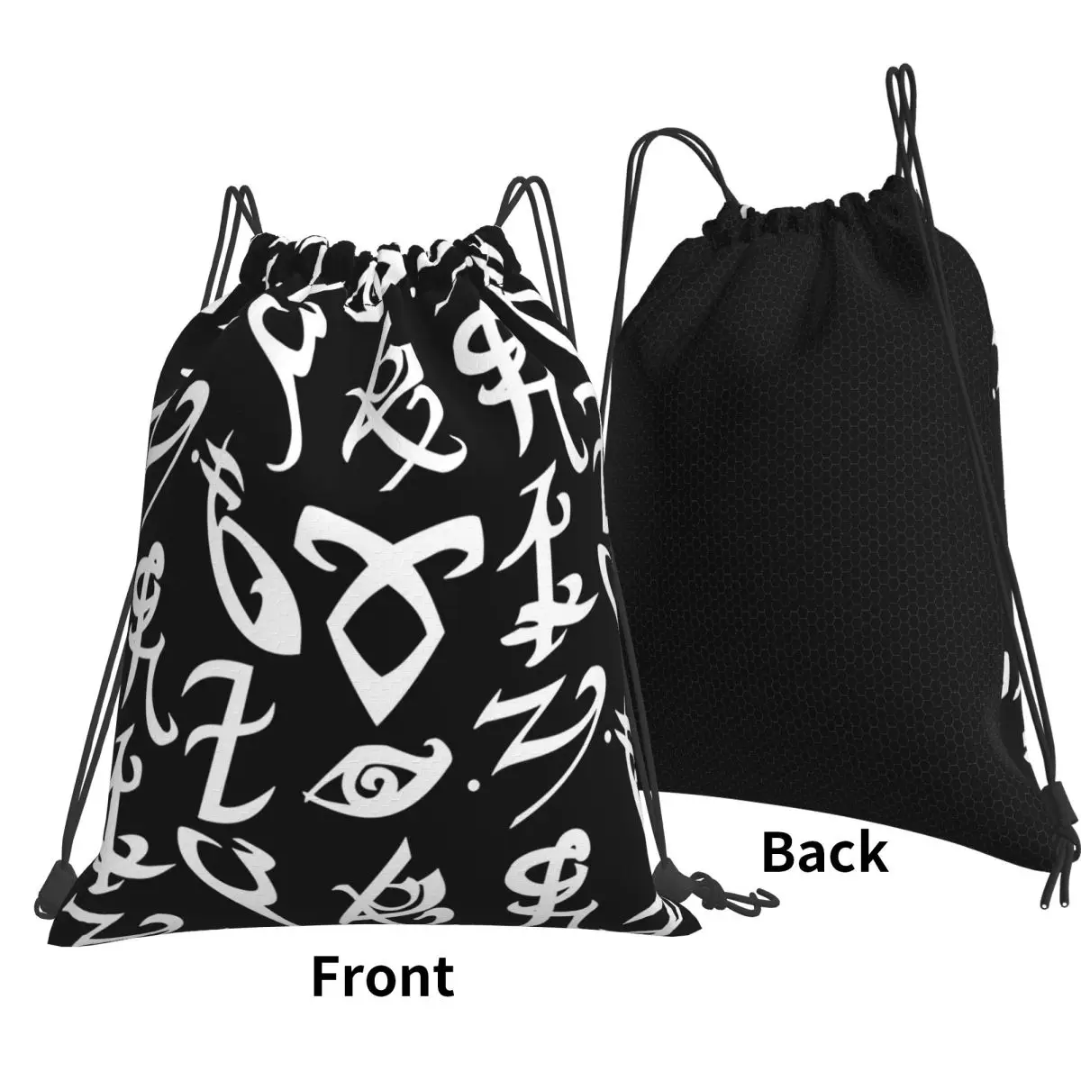 Shadowhunters, Shadowhunters Runes, Mortal Instruments Backpacks Casual Drawstring Bundle Pocket Sports Bag