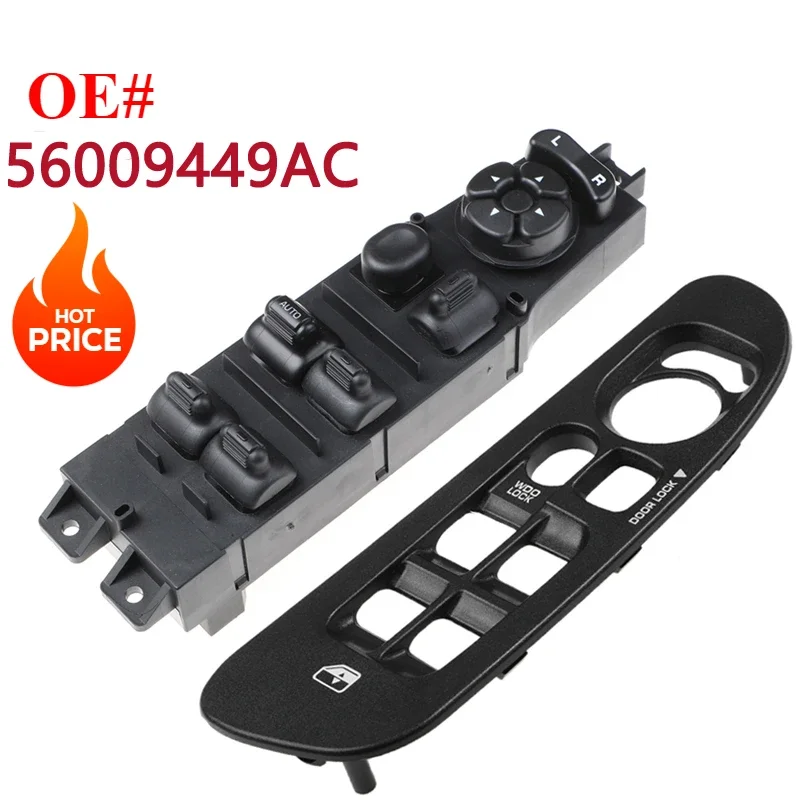 

56009449AC for Jeep Cherokee 4 Door 1997-2001 Car Power Window Master Control Switch XJ Series 56009451AC 68171681AA