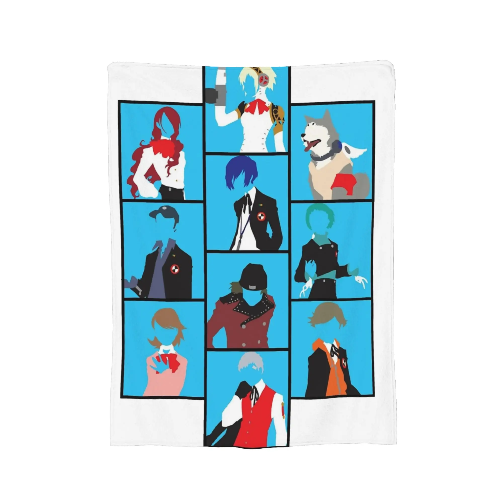 Persona 3 Blankets Video Games  Flannel Throw Blankets Airplane Travel Personalised Ultra-Soft Warm Bedsprea