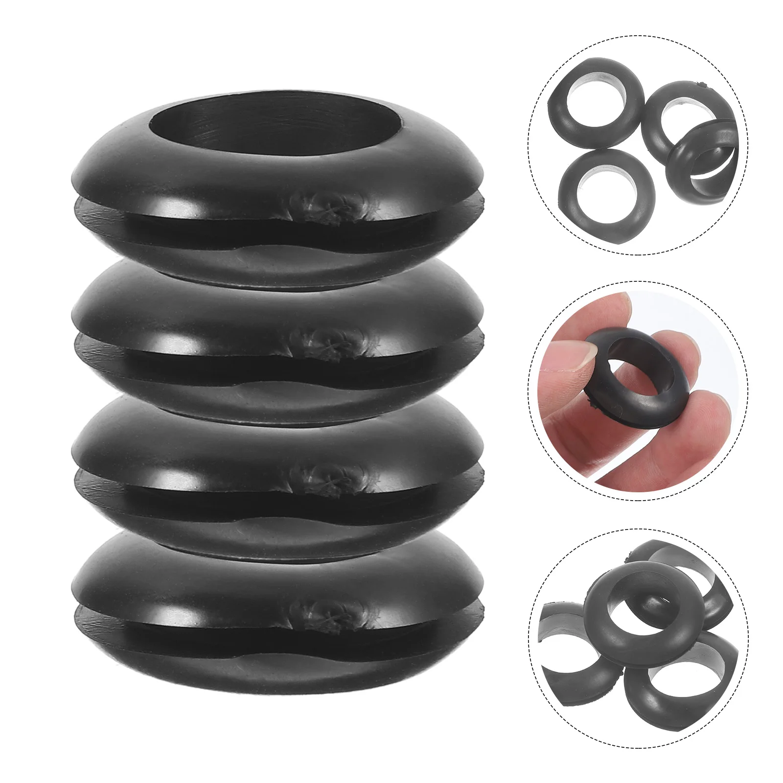 

4pcs Grommets For Wiring Distribution Box Electrical Wire Protector Dust-Proof Sealing Gasket Double Sided Washer Waterproof