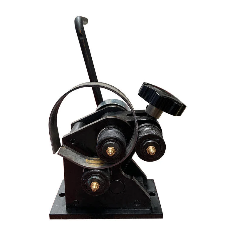 

TEBAK Маленькая ручная трехроликовая микроокругливающая машина Ручная прокатная пластина Гибочный станок Гибочные станки для кабелепроводных пластин