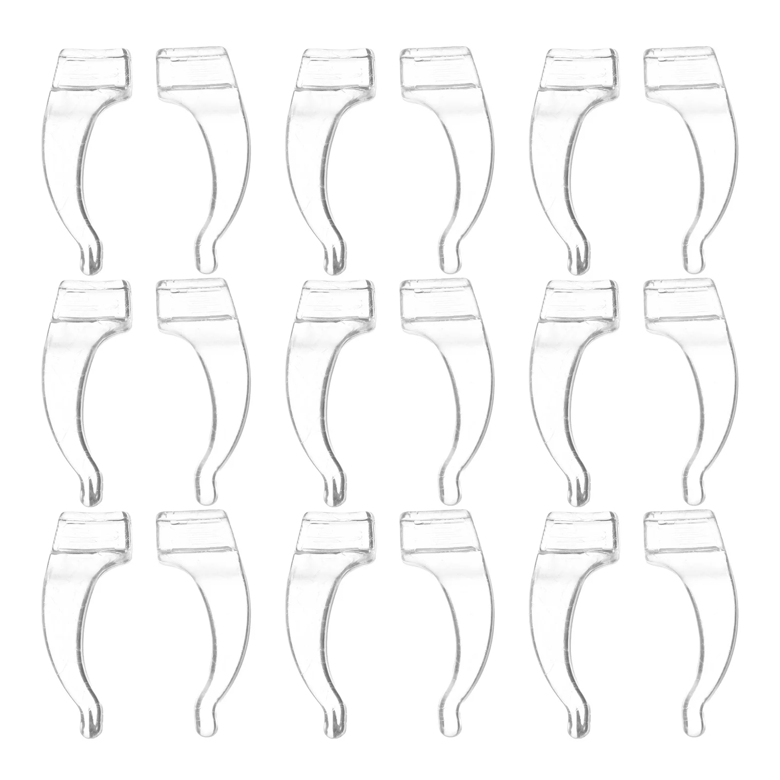 

10 Pairs Silicone Antiskid Ear Pads 5Mm Fit For Eyeglasses Anti Slip Comfortable Running Exercise Glasses Accessories