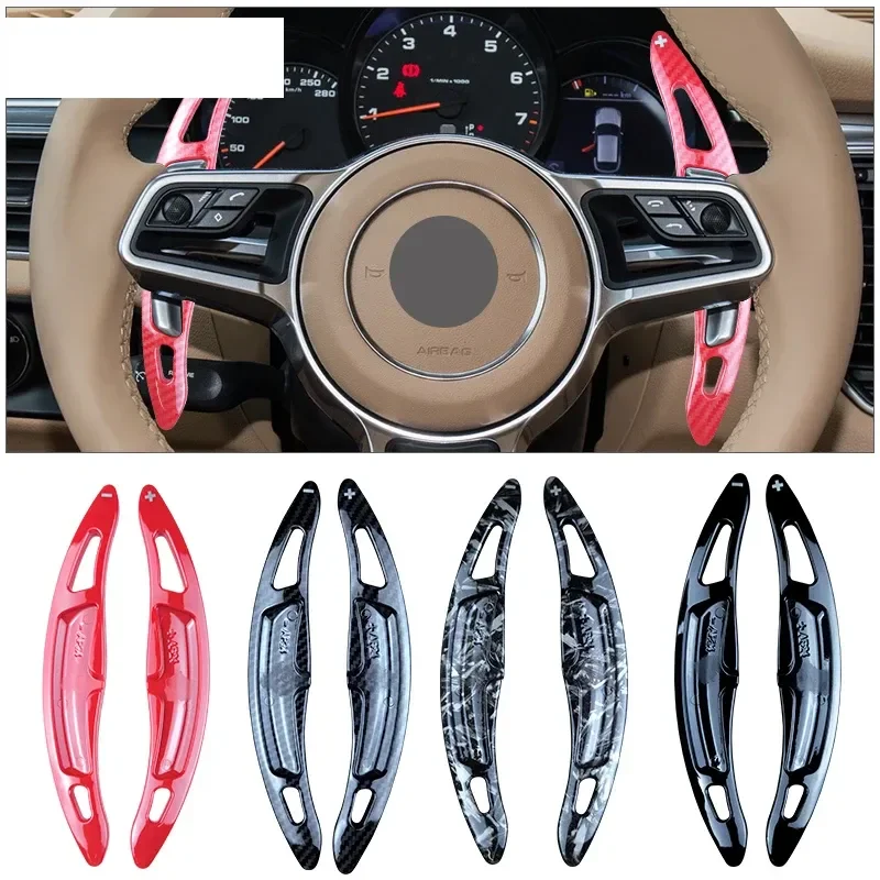

For Panamera Cayenne GTS 918 Spyder Boxster Porsche 911 997 996 718 Sports DSG Extension Shift Car Steering Wheel Shifter Paddle