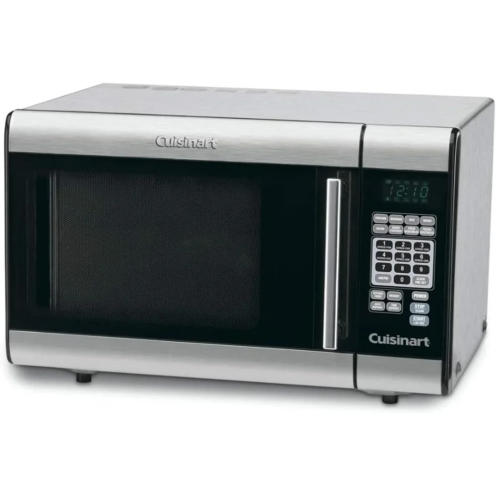 CMW-100 1-Cubic-Foot Stainless Steel Microwave Oven, Brushed Chrome