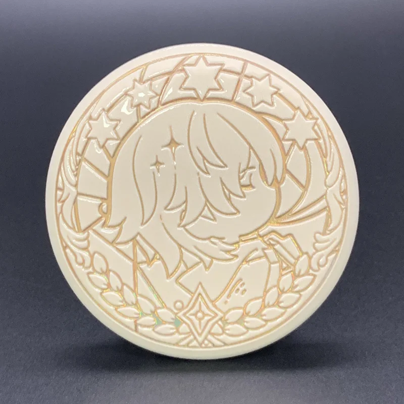 Anime Honkai: Star Rail Aventurin Cosplay Relief Cartoon Abzeichen Laser Ambitus
