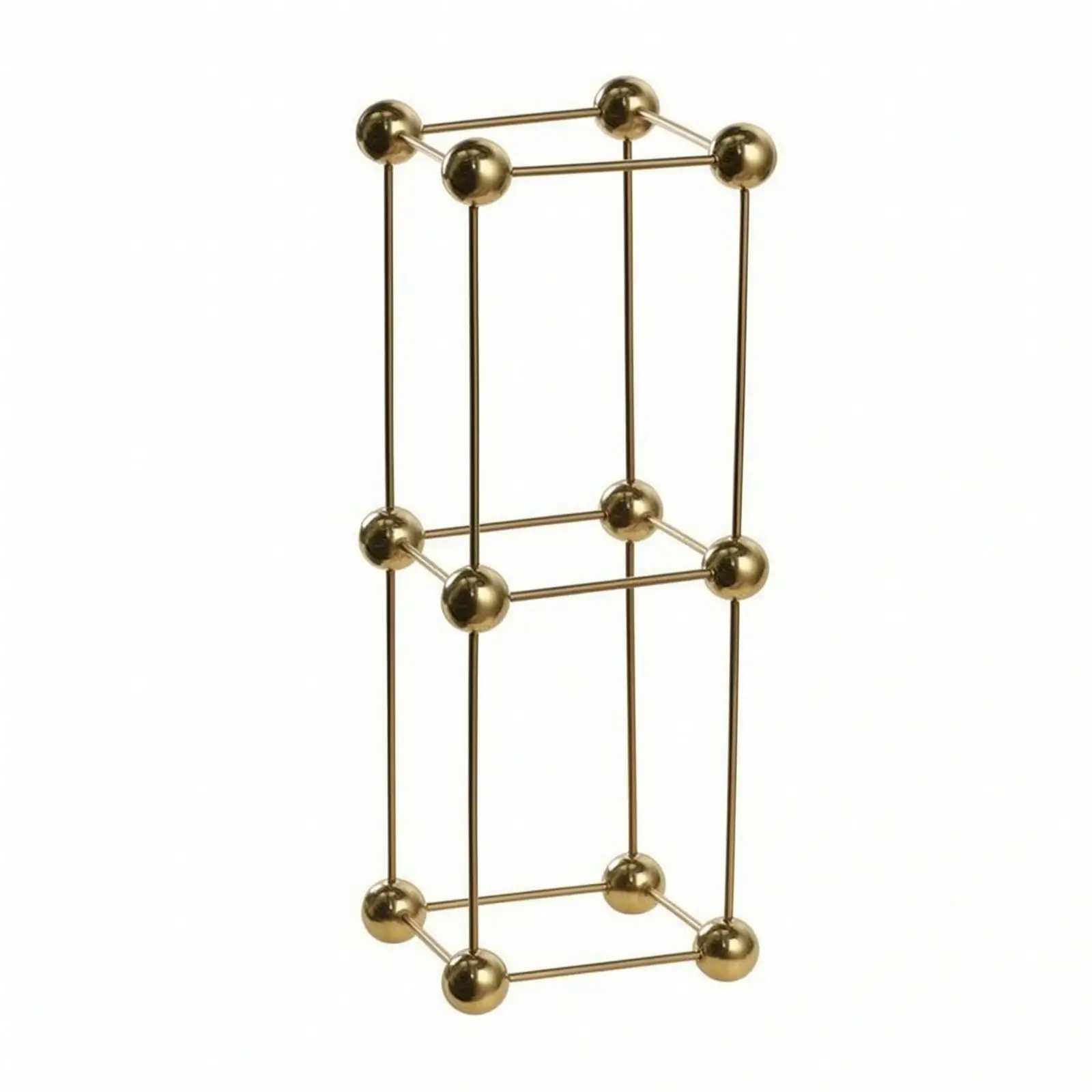 Contemporary Metal Scul Stainless Steel Geometric Decor for Study Desk Bookcase Display