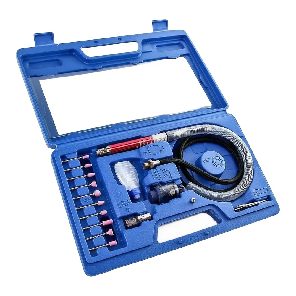 3mm Collet Pneumatic Rotary Grinder Pen Kit with Ergonomic Grip and Low Vibration Design for Comfortable Long Duration Operation