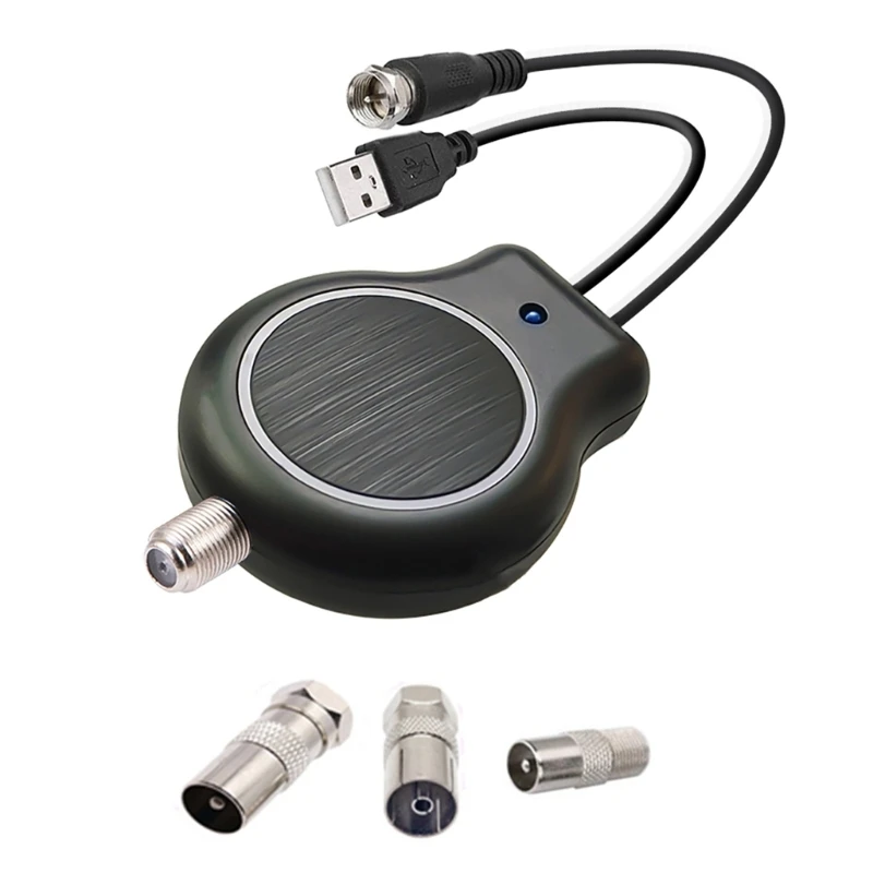 Q1W2 เสาอากาศทีวีเครื่องขยายเสียงในร่มกลางแจ้ง HDTV เสาอากาศดิจิตอลเครื่องขยายสัญญาณ 32DBI