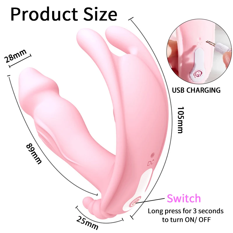 Vibrador de controle remoto sem fio para mulheres, massagem vaginal G Spot, calcinha wearable ovo vibratório, estimulador do clitóris, brinquedos sexuais adultos