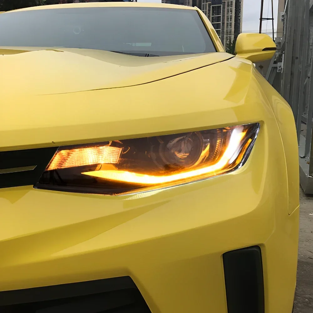 

Car Front Lamps For Chevrolet Camaro 2016-2019 Auto Headlights Assembly Upgrade LED Dynamic Streamer Projector Lens Accessories