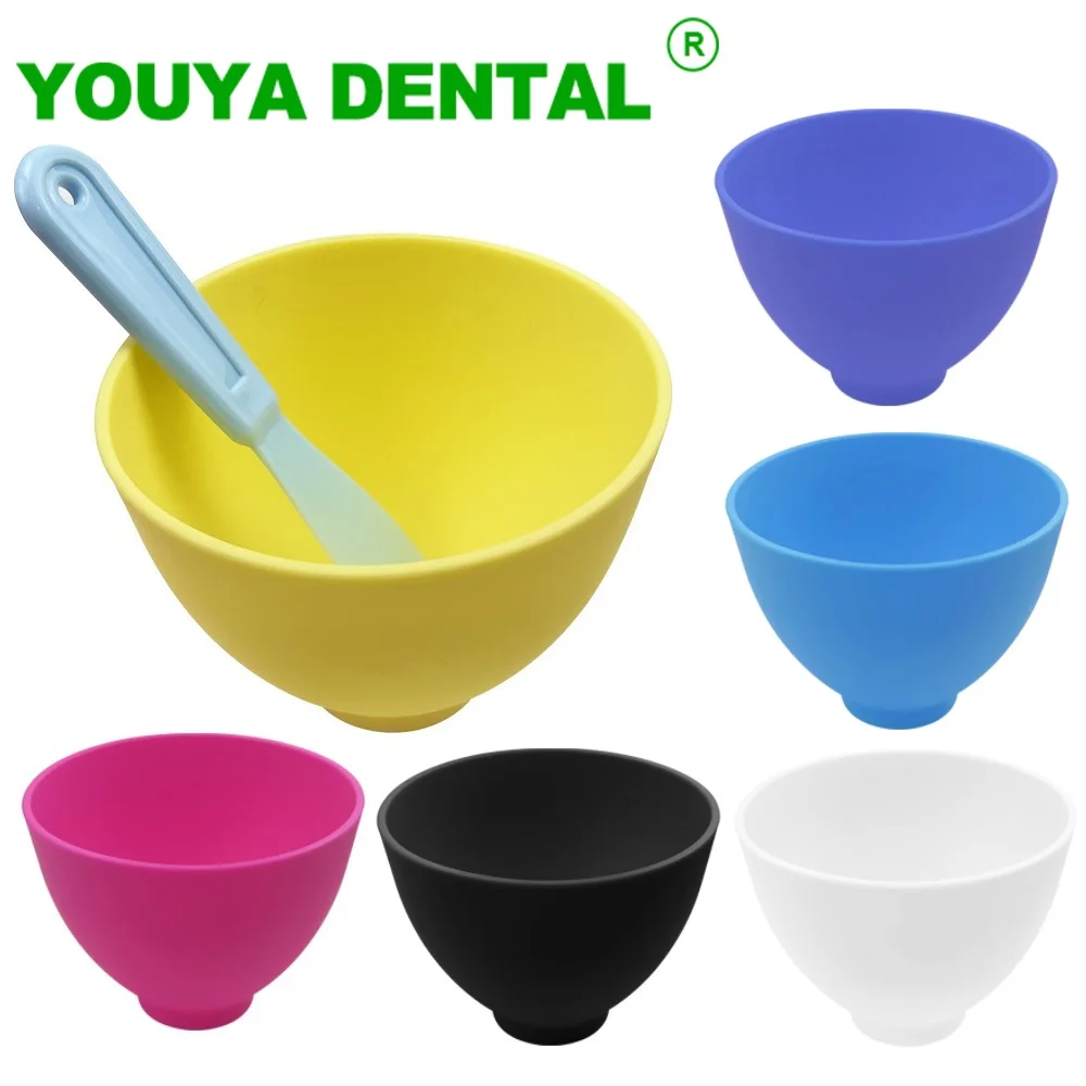 Flexible Rubber Dental Mixing Bowl Alginate Plaster Material Mixing Bowl Dentistry Mixed Gypsum Bowl Oral Hygiene Tools New