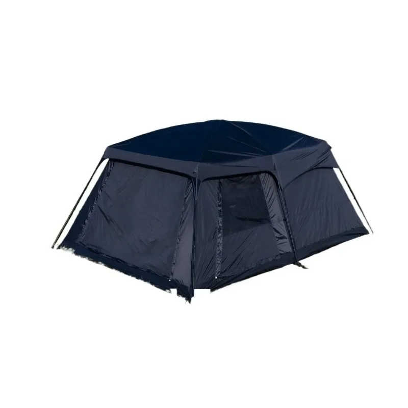 2 Bedroom Large Family Waterproof Double Layer UV Protection 10 People Beach Shading 4 Season Canopy Outdoor Camping Tent