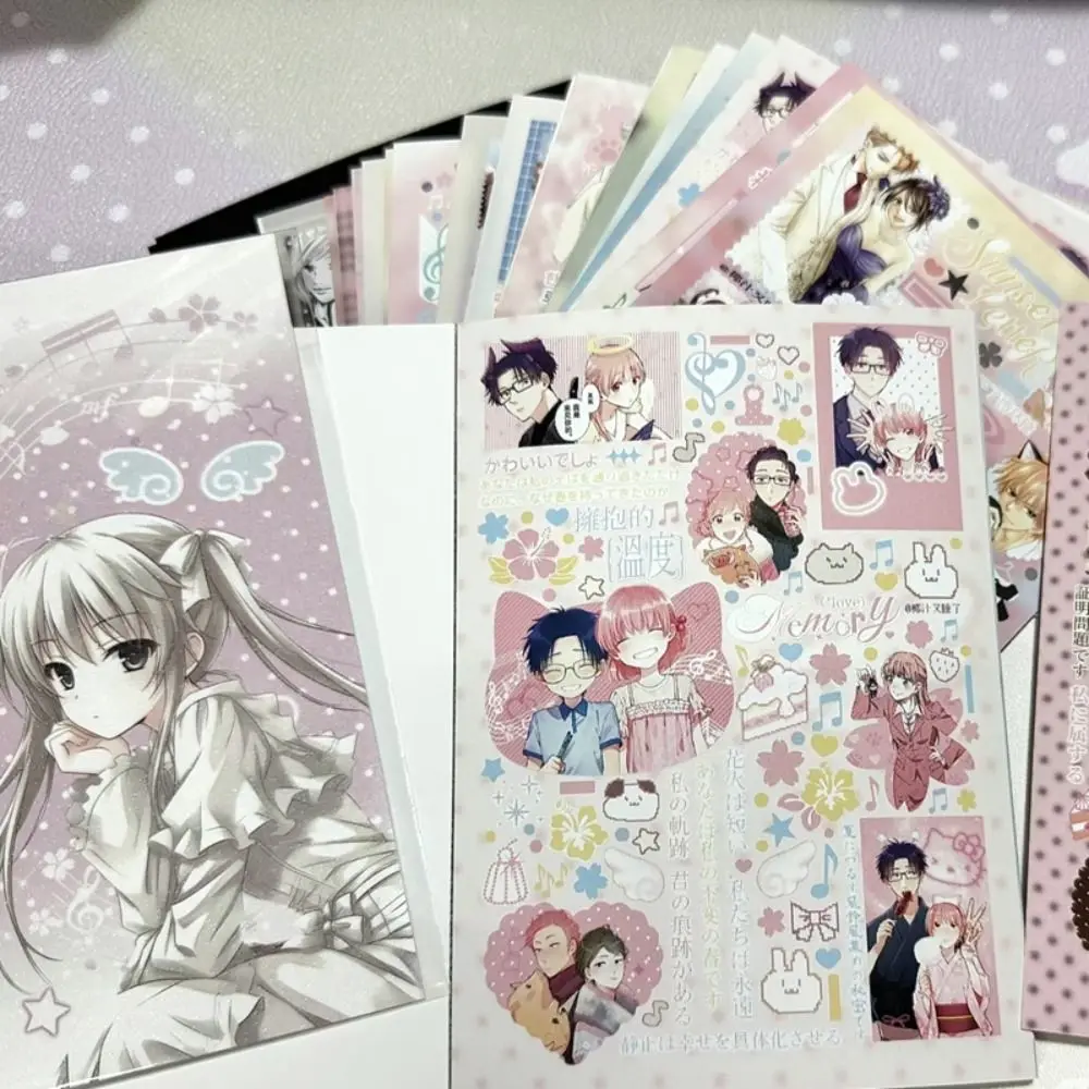 

Creative Japanese Style Sticker Book DIY Pink Diary Sticker Gift Cartoon Scrapbook Sticker Stationery Supplies