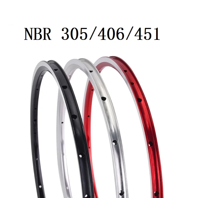 Obręcze BMX Ultralight NBR 305/406/451 KINLIN do rowerów składanych, obręcze rowerowe 16/20 cali, obręcze rowerowe 16/20/24/28 otworów.