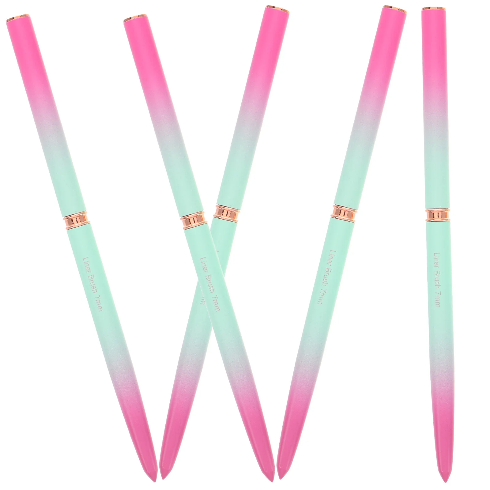 5 uds. Pinceles finos para delineador de uñas para decoración de uñas, rayas y punteado detallados, ideales para esmalte de Gel, manualidades de precisión