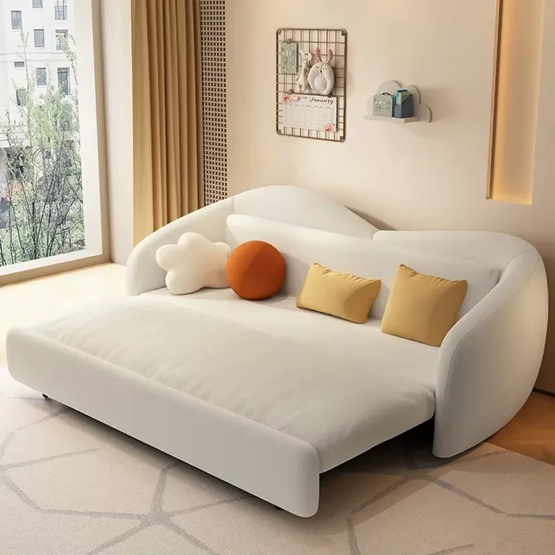 Fabric Sectional Home Multifunctional Sofa Folding Modular Sofa Bed Comfort Living Room Dual Purpose Sofa