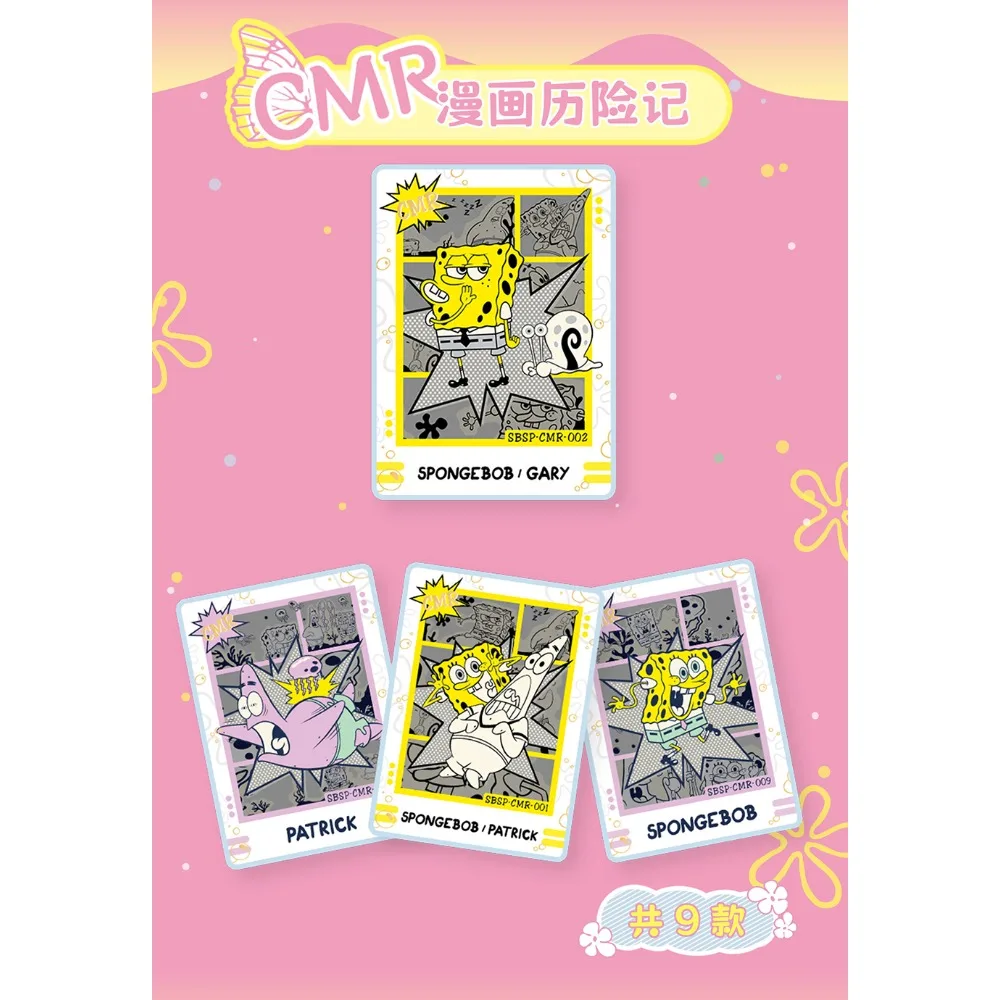 SpongeBob SquarePants Collection Card For Children American Family Comedy Anime Patrick Star Rare Limited Game Card Kids Gifts