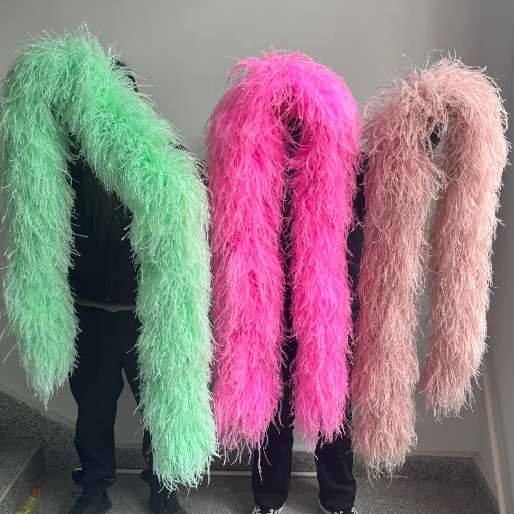 boa-en-plumes-d'autruche-noires-6-plis-longueur-personnalisee-echarpe-moelleuse-pour-mariage-fete-deguisement-couture-diy-artisanat-plumas