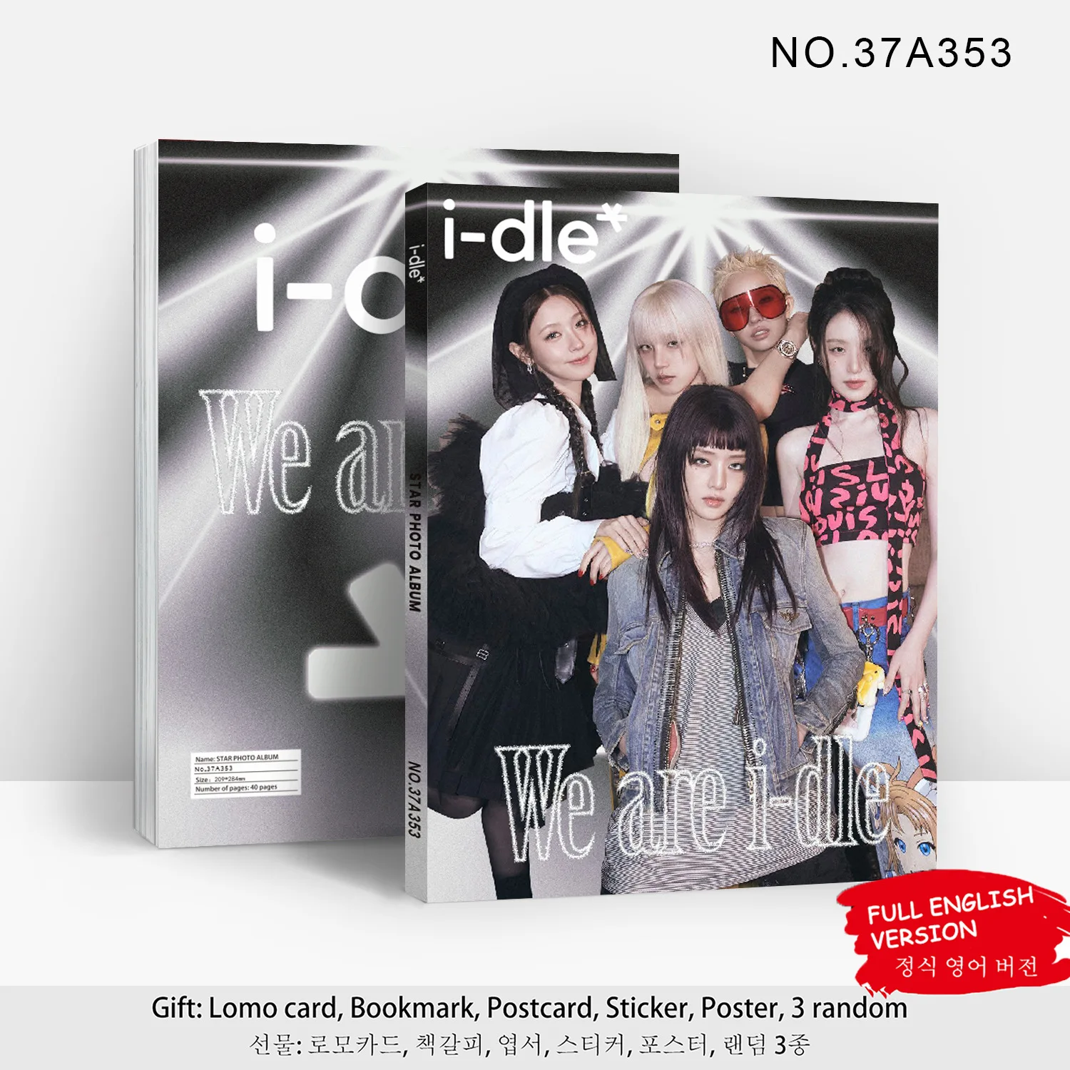 

Kpop Album GIDLE Collector's Album IDLE New Edition We are idle Photo Collection Photo Card Postcard Fans Gift