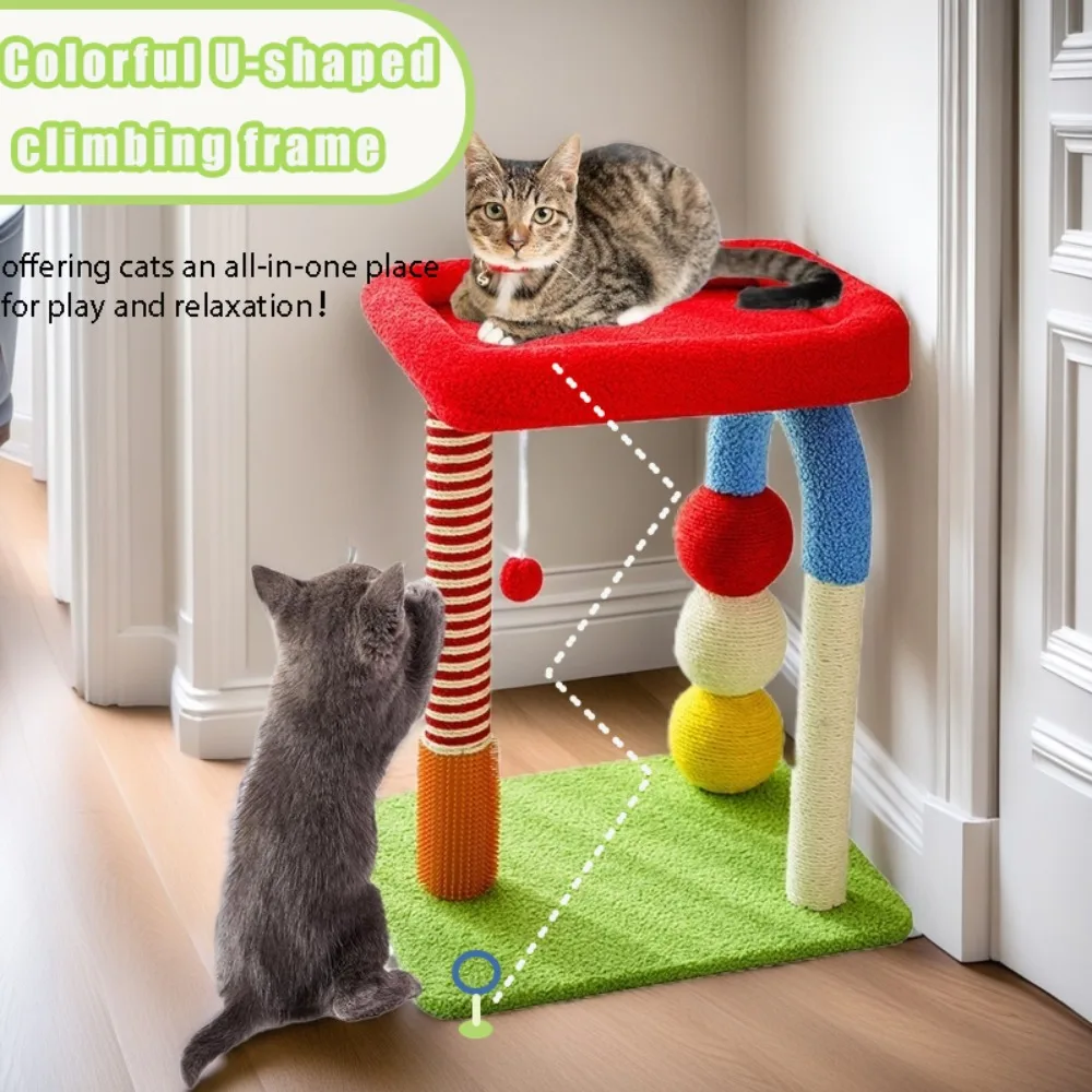 

Cat Tree With Built-in Bed - Multi-Function Cat Furniture With Sisal Scratcher, Interactive Toys, And Cozy Resting Spots