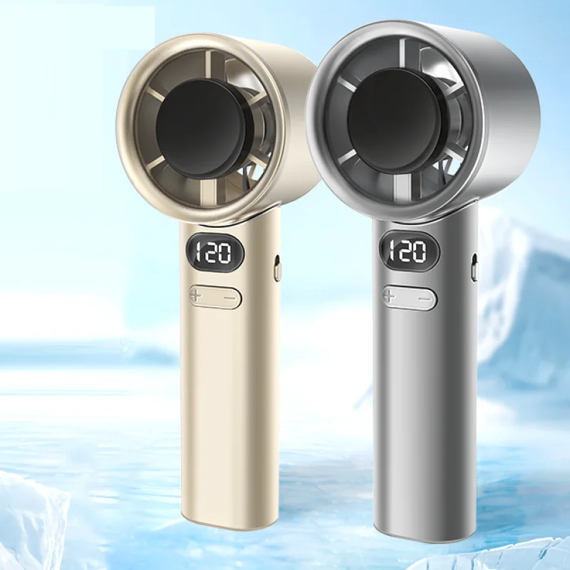 Оптовая продажа Портативный мини-вентилятор для зарядки Многофункциональный охлаждающий вентилятор Ручной 3-скоростной мини-ручной вентилятор