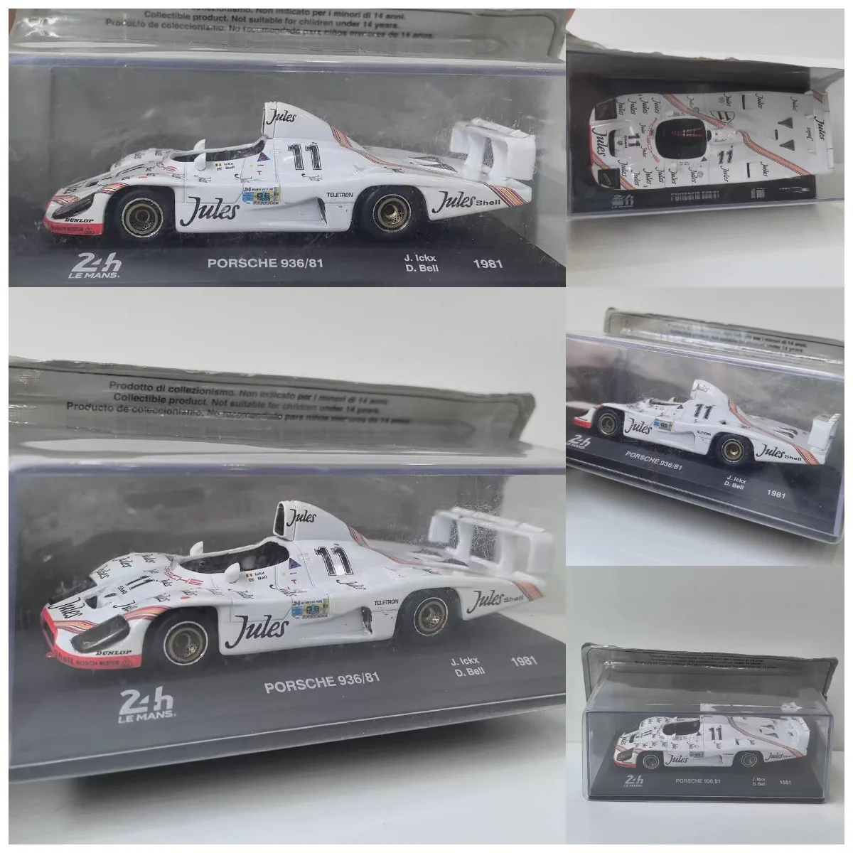 

Модель IXO Diecast в масштабе 1/43 PORSCHE 936/81 # Модель гоночного автомобиля 11 1981 Racing R3 из сплава