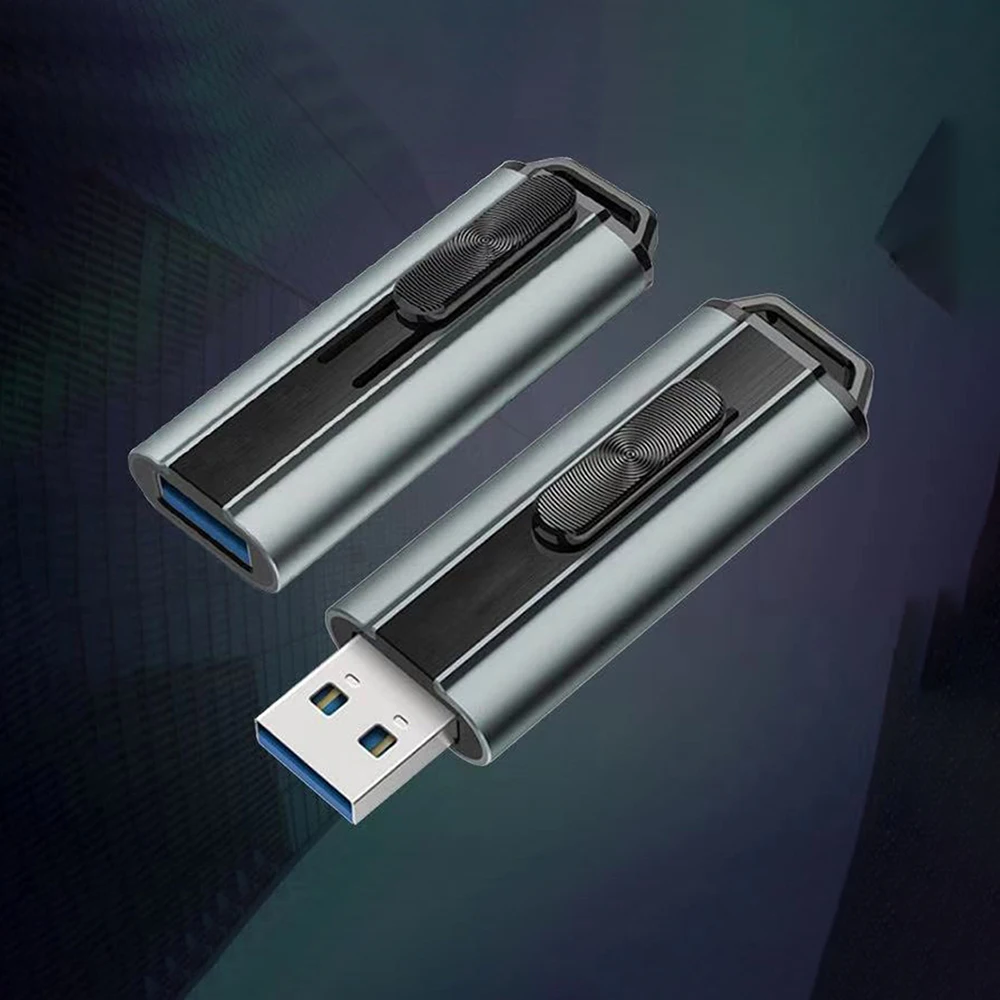 10Pieces Aluminum alloy and plastic Push pull type USB Shell they suitable for g2 PCBA board It is no USB no memory chip