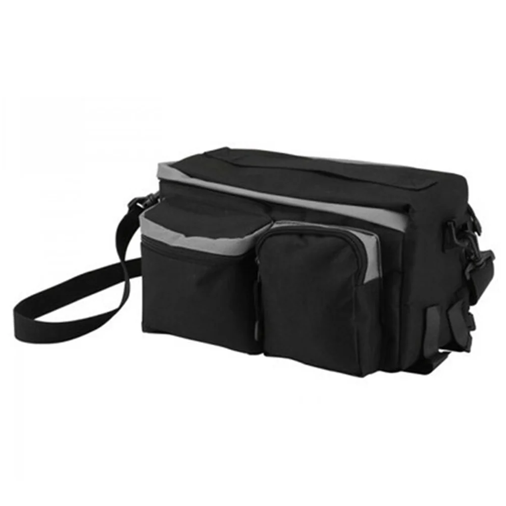 

Black 28*14*16Cm Bike Seat Large Capacity Durable Tear Resistant Luggage With Adjustable Strap Reflective Straps For Cycling