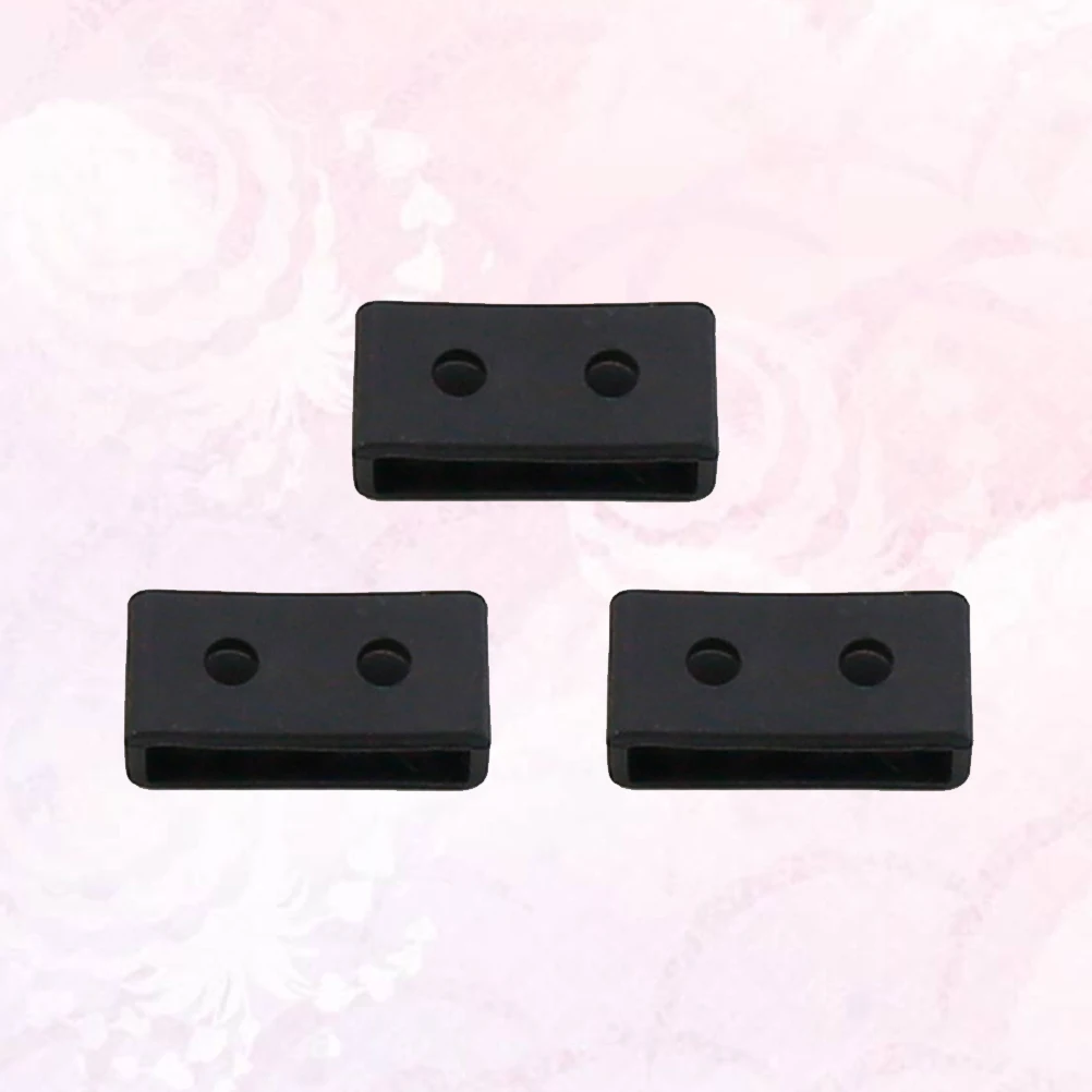

3Pcs Silicone Watch Strap Loops Flexible Retainer Rings Replacement for Ga110 Ba Black 24Mm Watch Band Loop