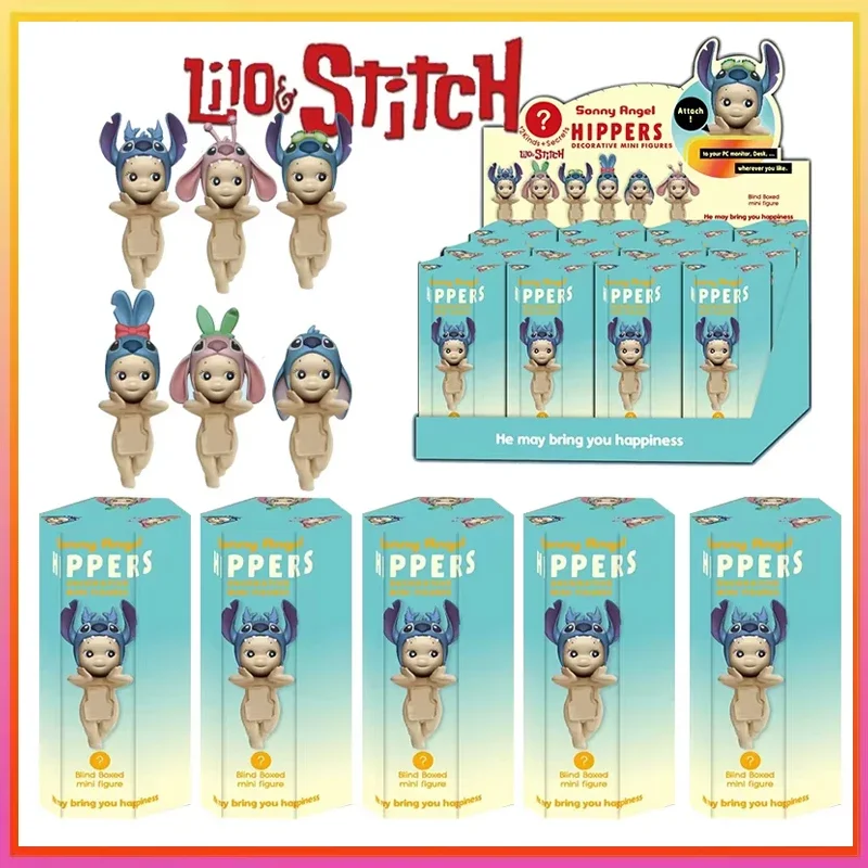 

Stitch Angel Surprise Blind Box Party Angel Mysterious Blind Box Cute Anime Figures Christmas Model Doll Gifts Kids Toys