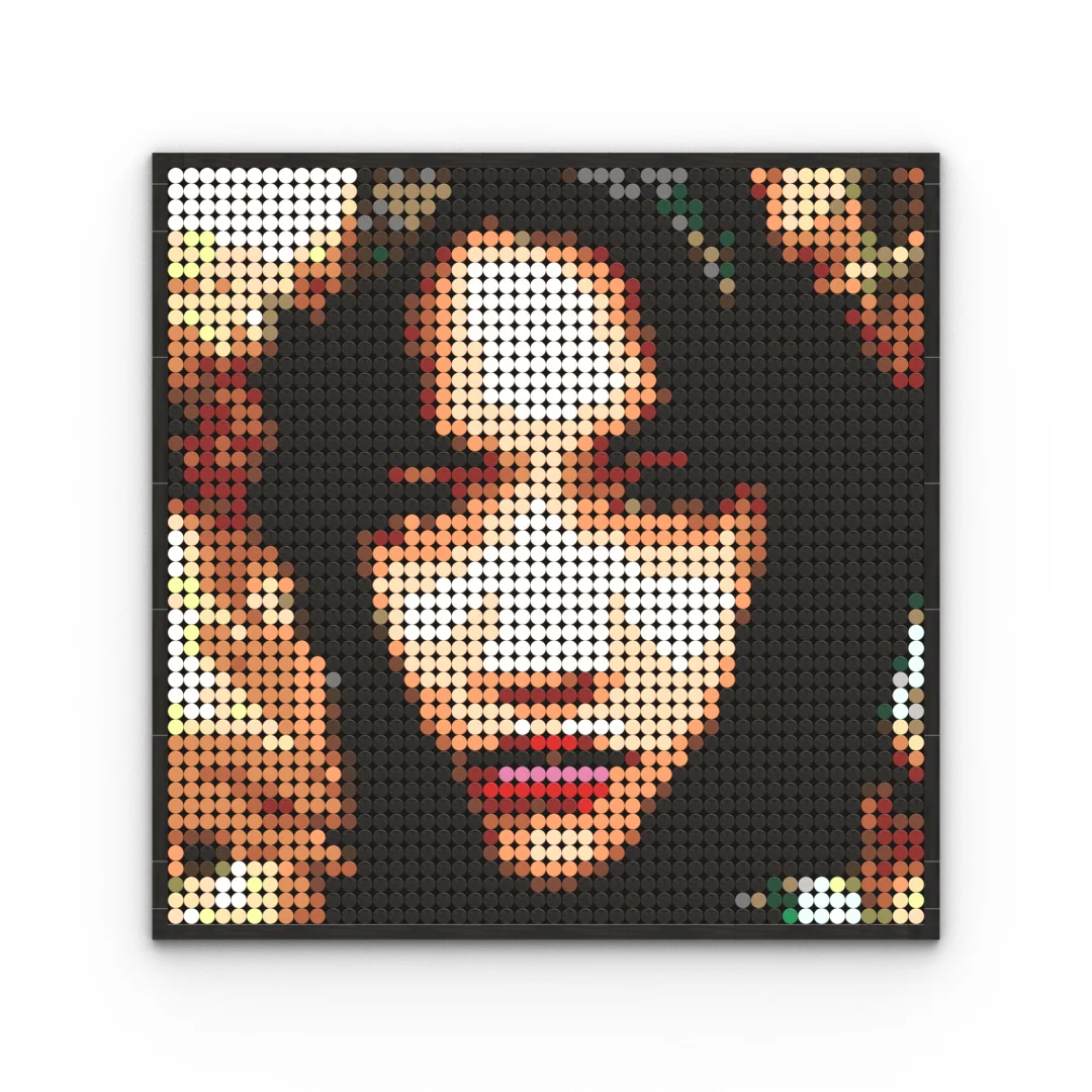DIY Pixel Art Mosaic Building Blocks Pop Star Portrait Wall Decor Compatible with Major Brands Unique Gift Concert Goers Music - view 3