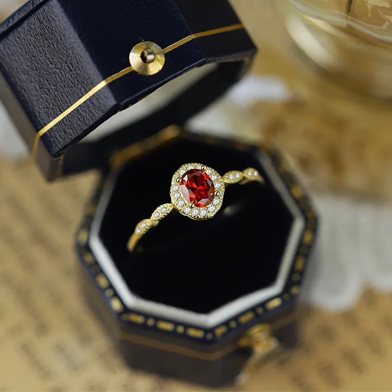 خاتم خطوبة نسائي جديد بسيط ومتعدد الاستخدامات من الفضة الإسترليني s925 مناسب للارتداء اليومي #1