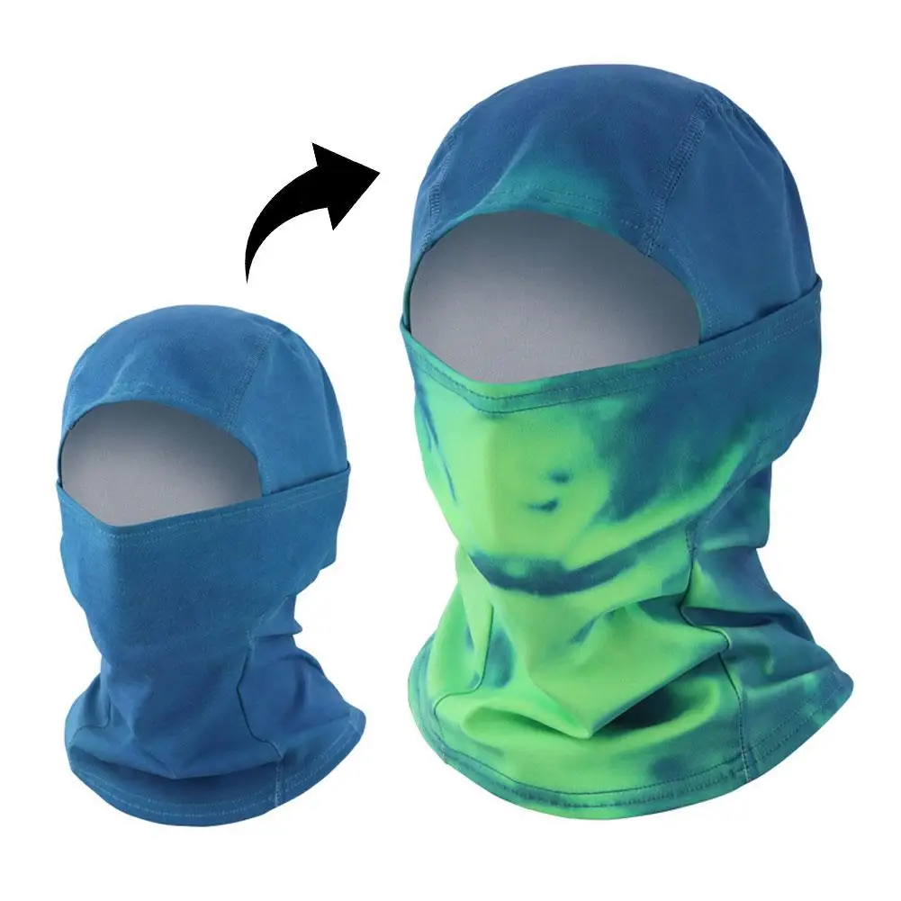UPF50+ Sonnenschutz-Sturmhaube Farbwechselnde Atmungsaktive Fahrradmaske Thermosensitive Ski-Gesichtsmaske für Männer und Frauen – Detail 11