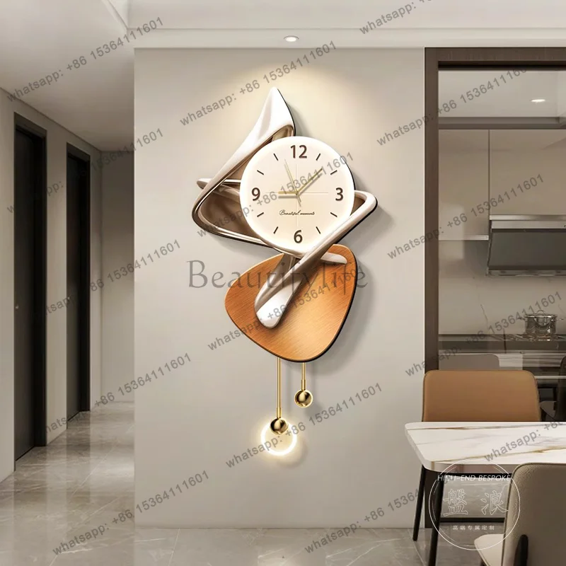 Minimalist Unique Wall Clock Design No Sound European Modern Luminous Wall Silent Clock Room Art Reloj Digital Pared Home Decor